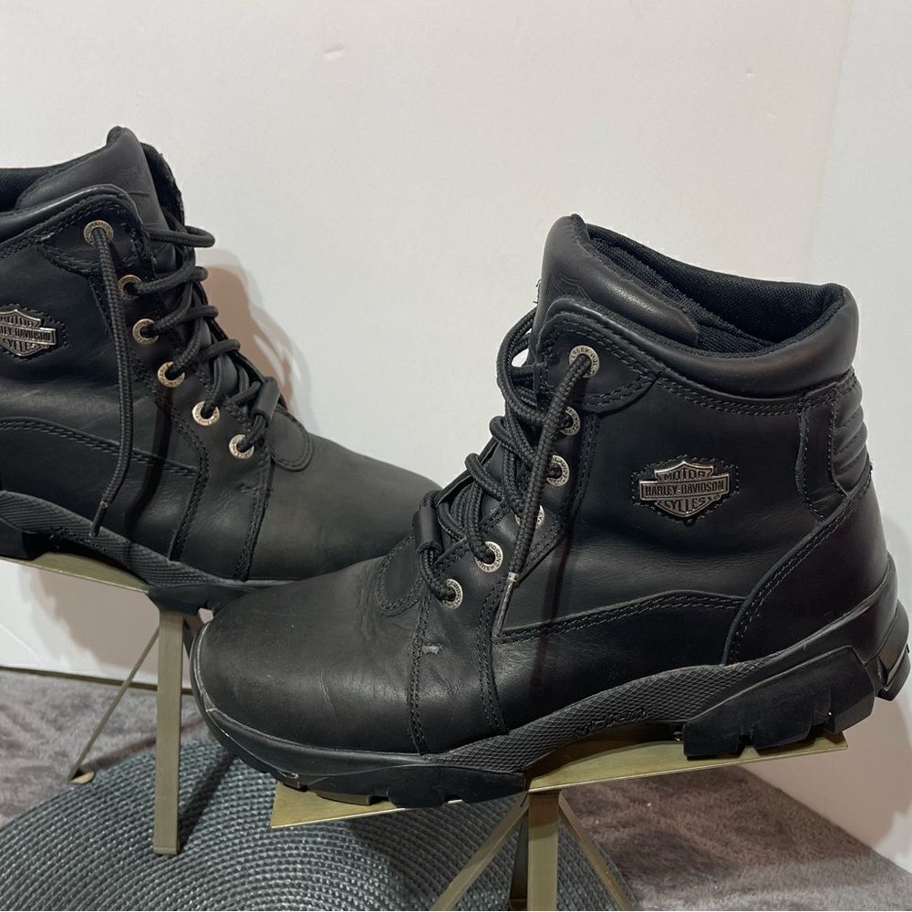 Harley Davidson Leather Boots Black Size 10 Women’s